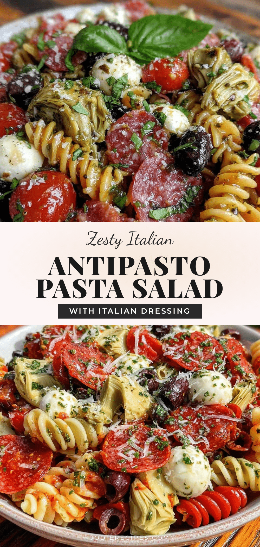 Fresh Antipasto Pasta Salad recipe