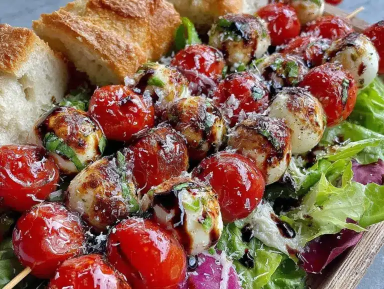 fresh Caprese skewer - featured image