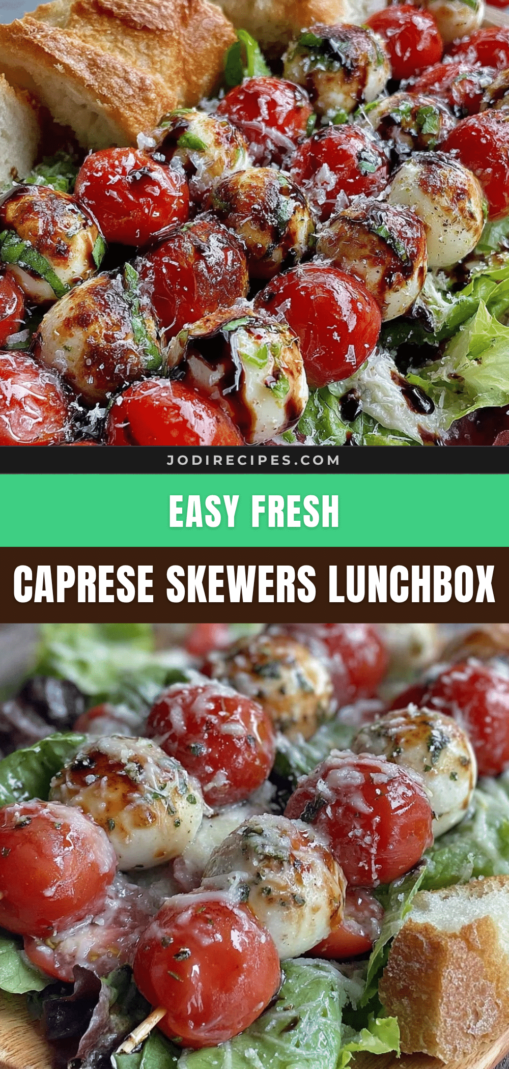 fresh Caprese skewer recipe