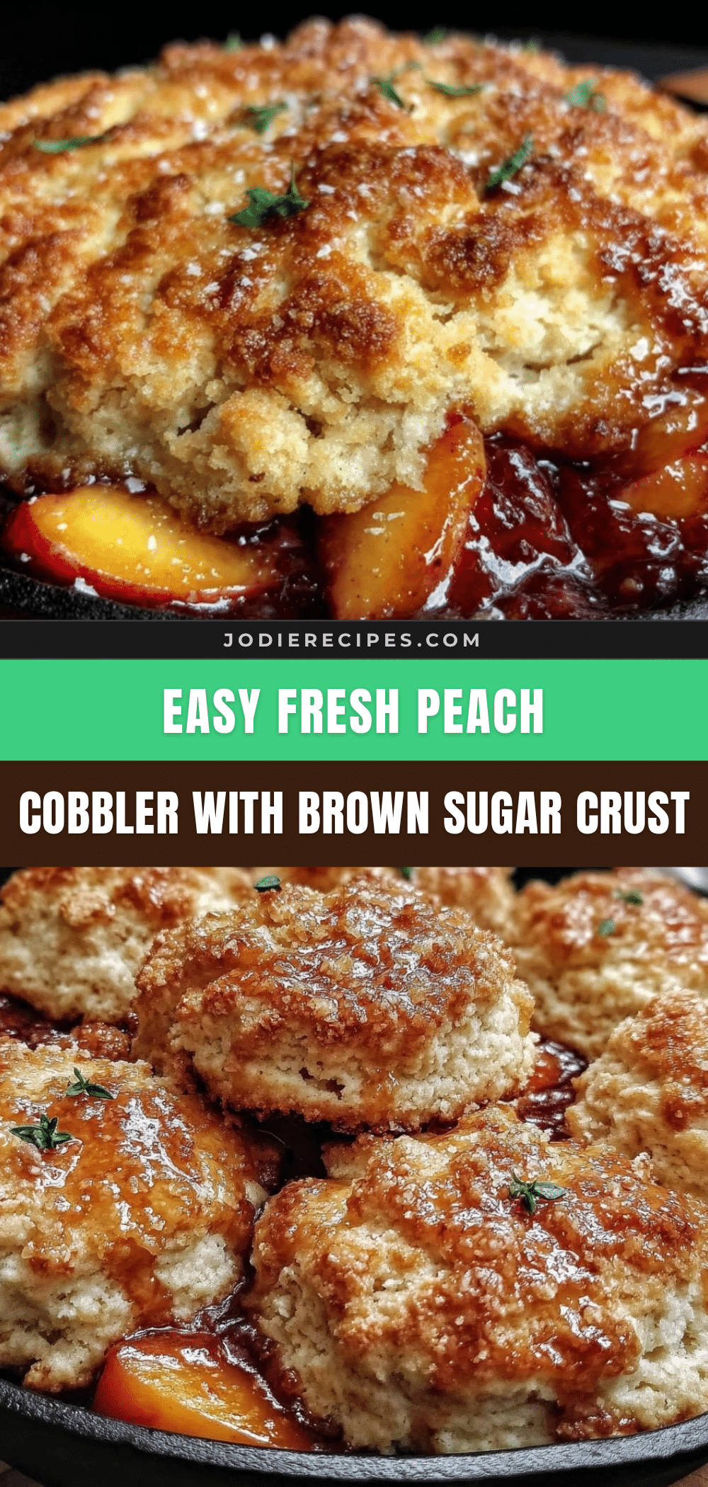 fresh peach cobbler recipe