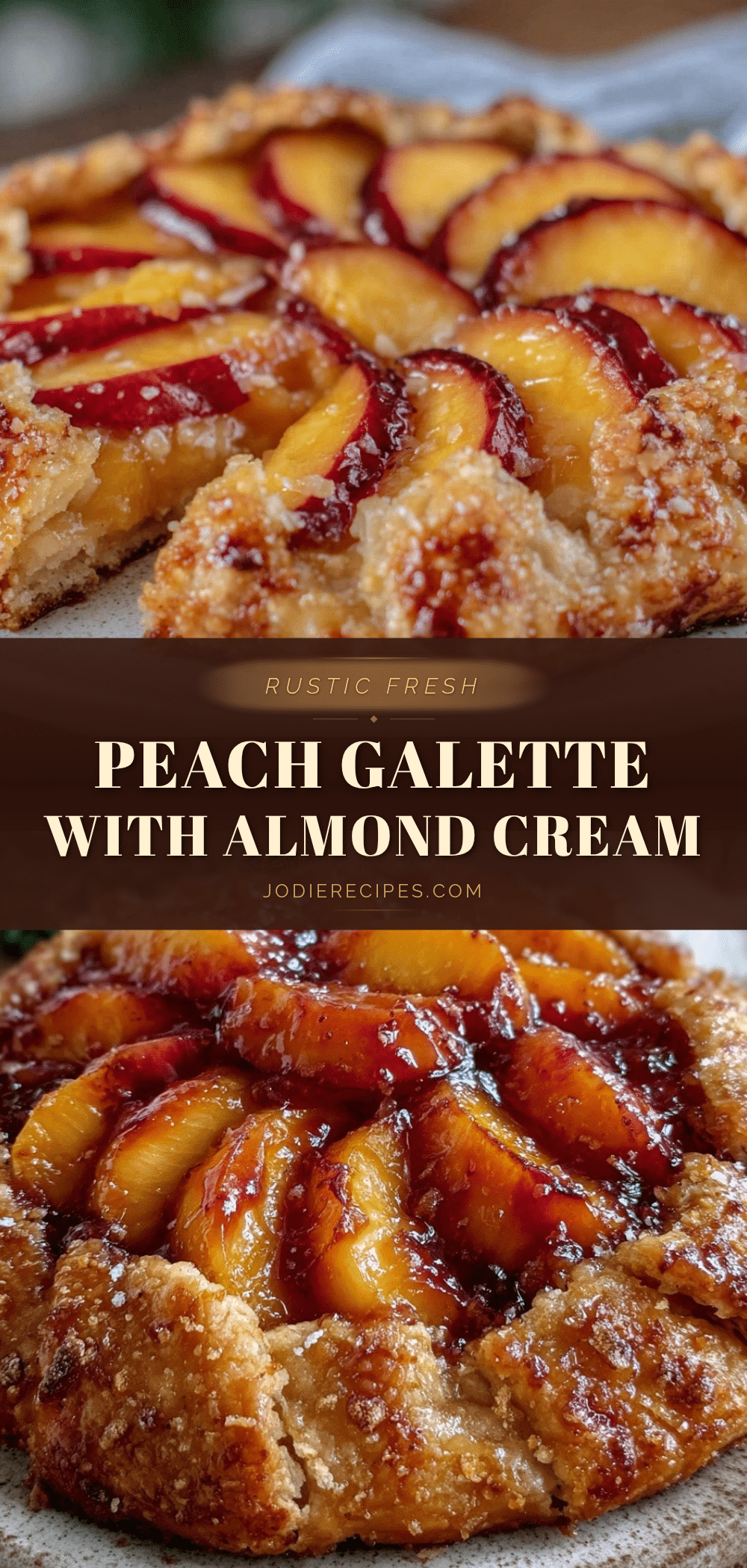 fresh peach galette recipe