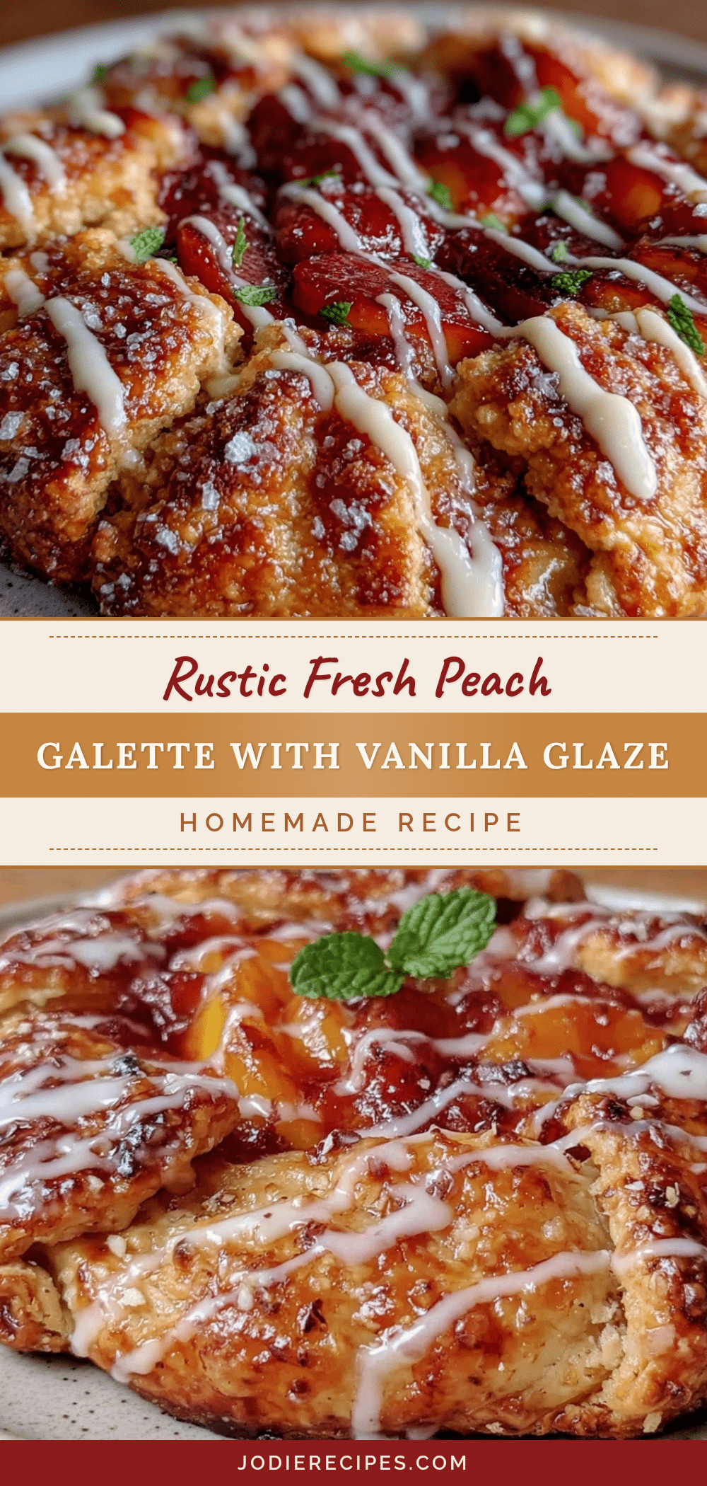 fresh peach galette recipe