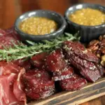 game day charcuterie board - featured image