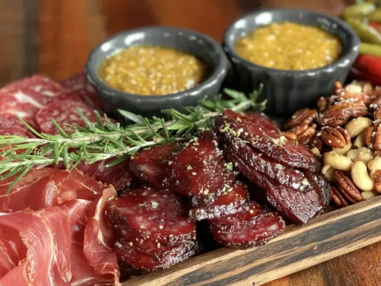 game day charcuterie board - featured image