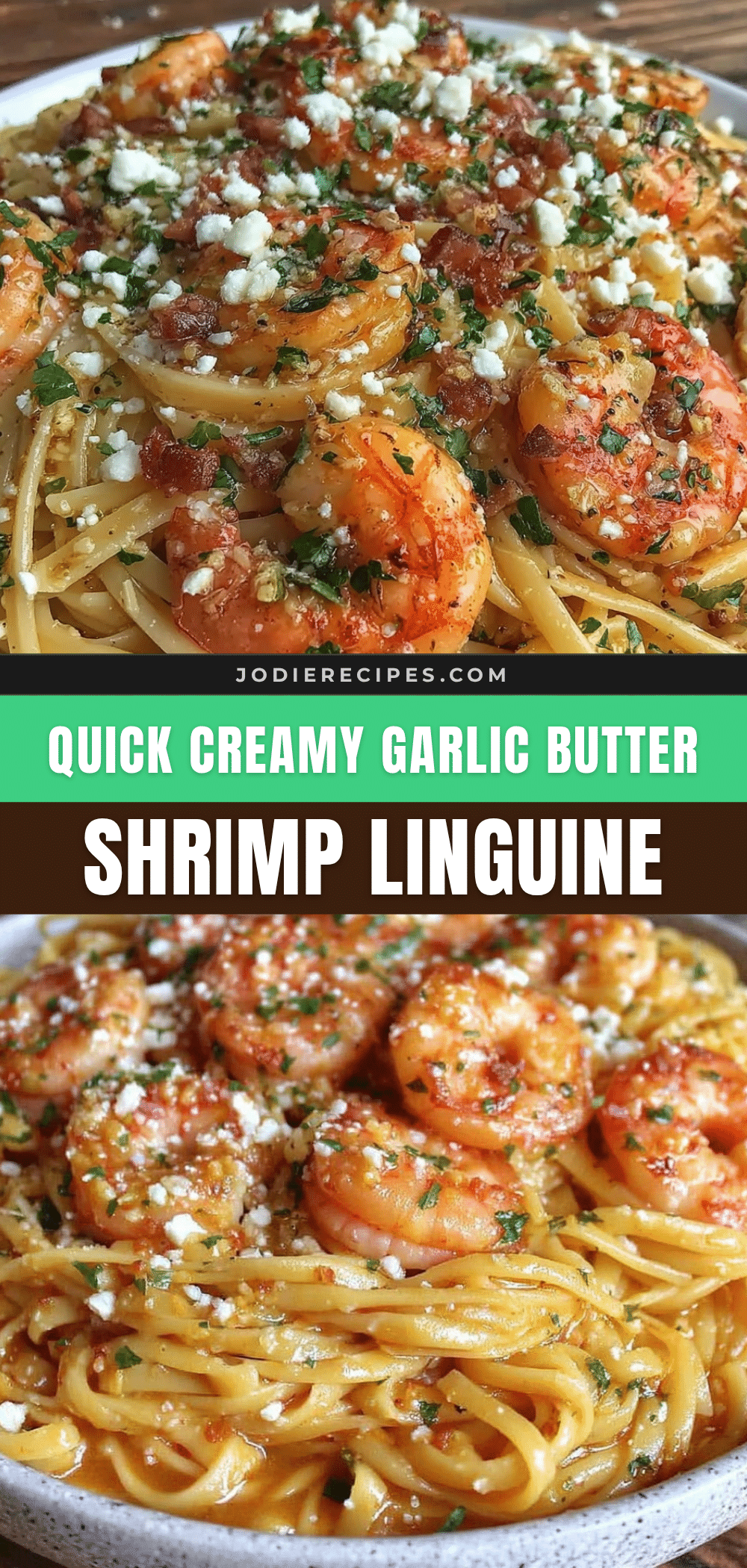 garlic butter shrimp linguine recipe