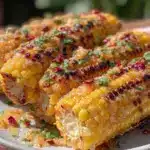 grilled corn on the cob with chipotle lime butter - featured image