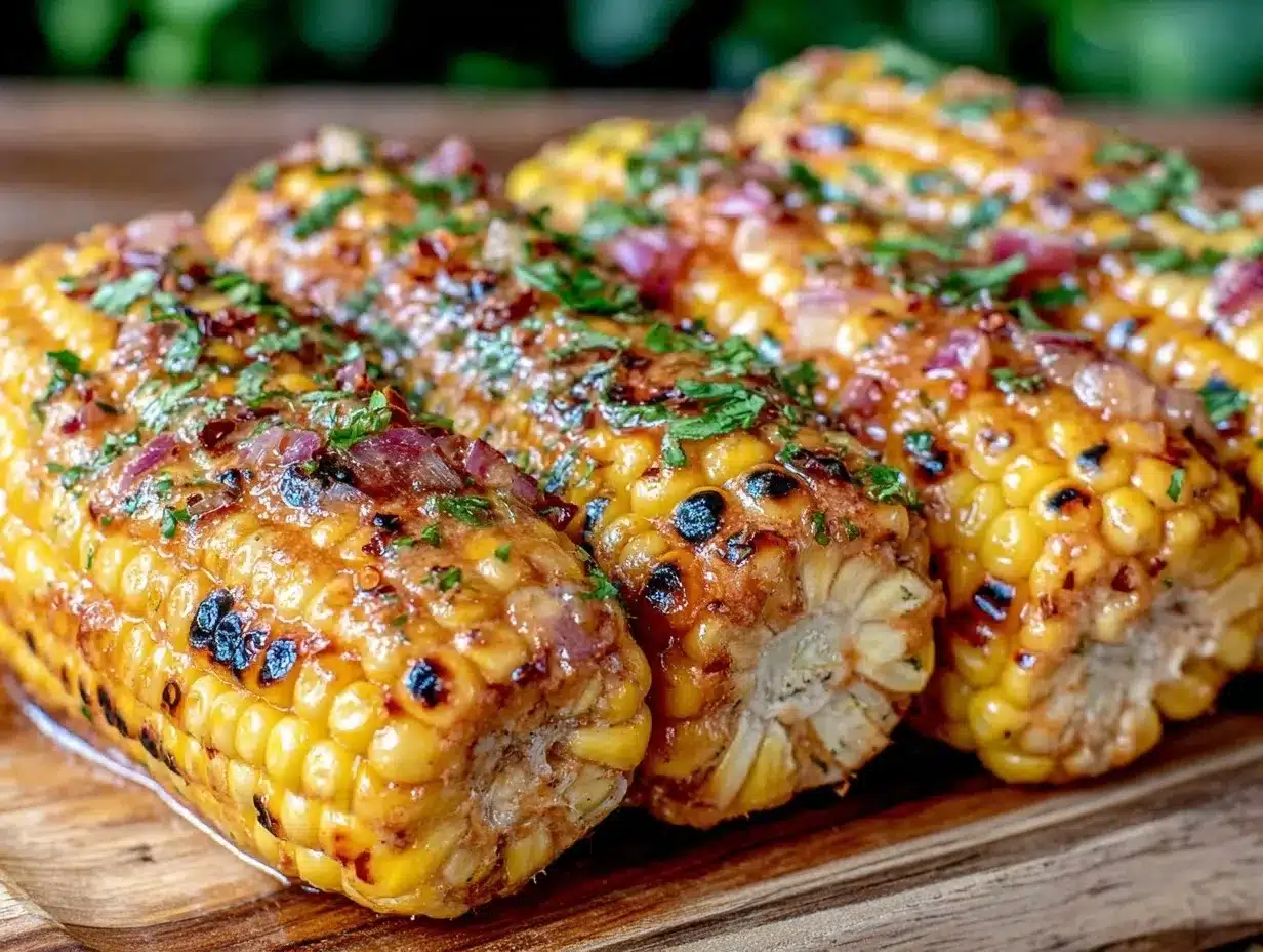 grilled corn on the cob with chipotle lime butter preparation steps