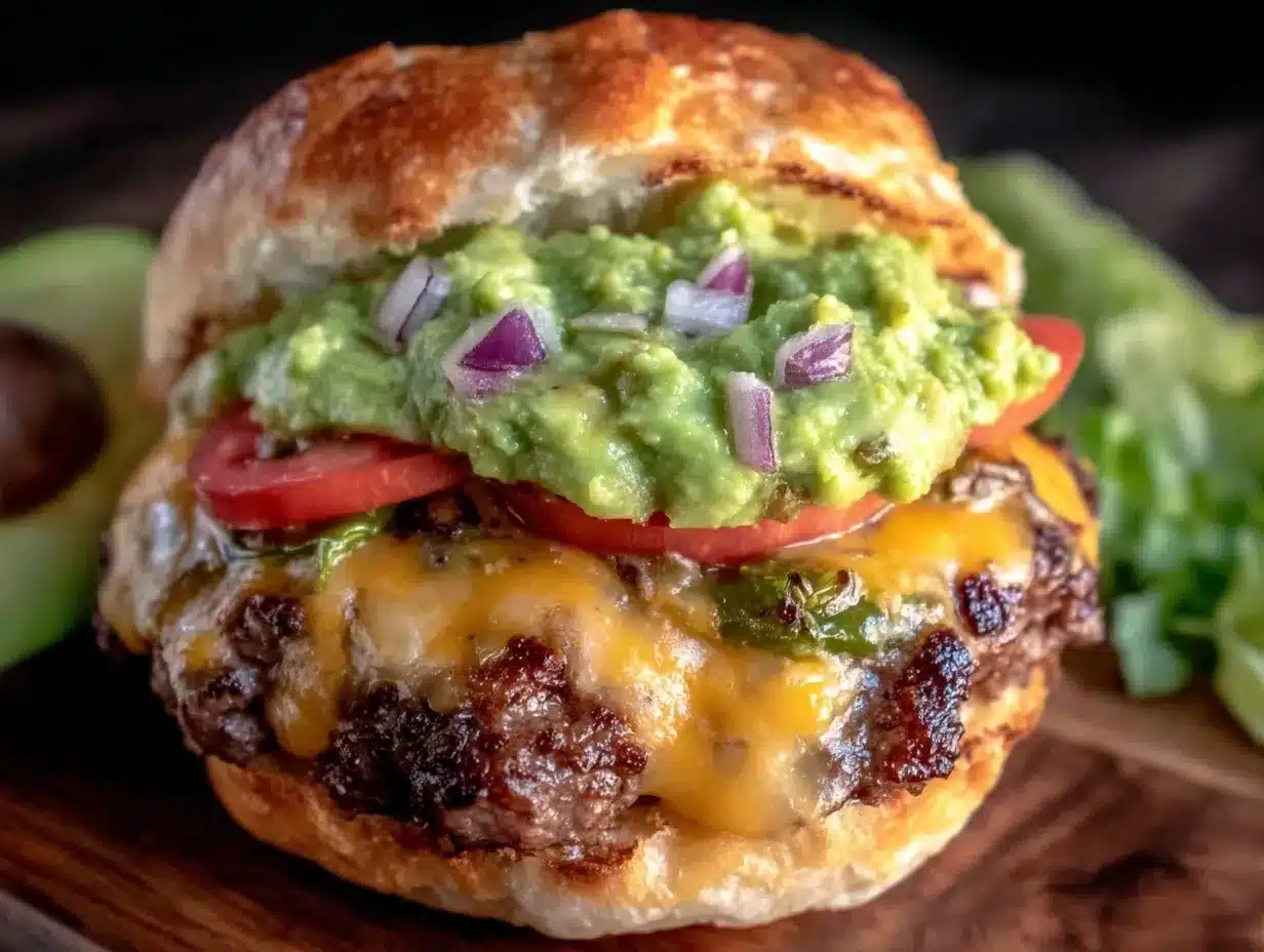 hatch green chile cheeseburgers preparation steps
