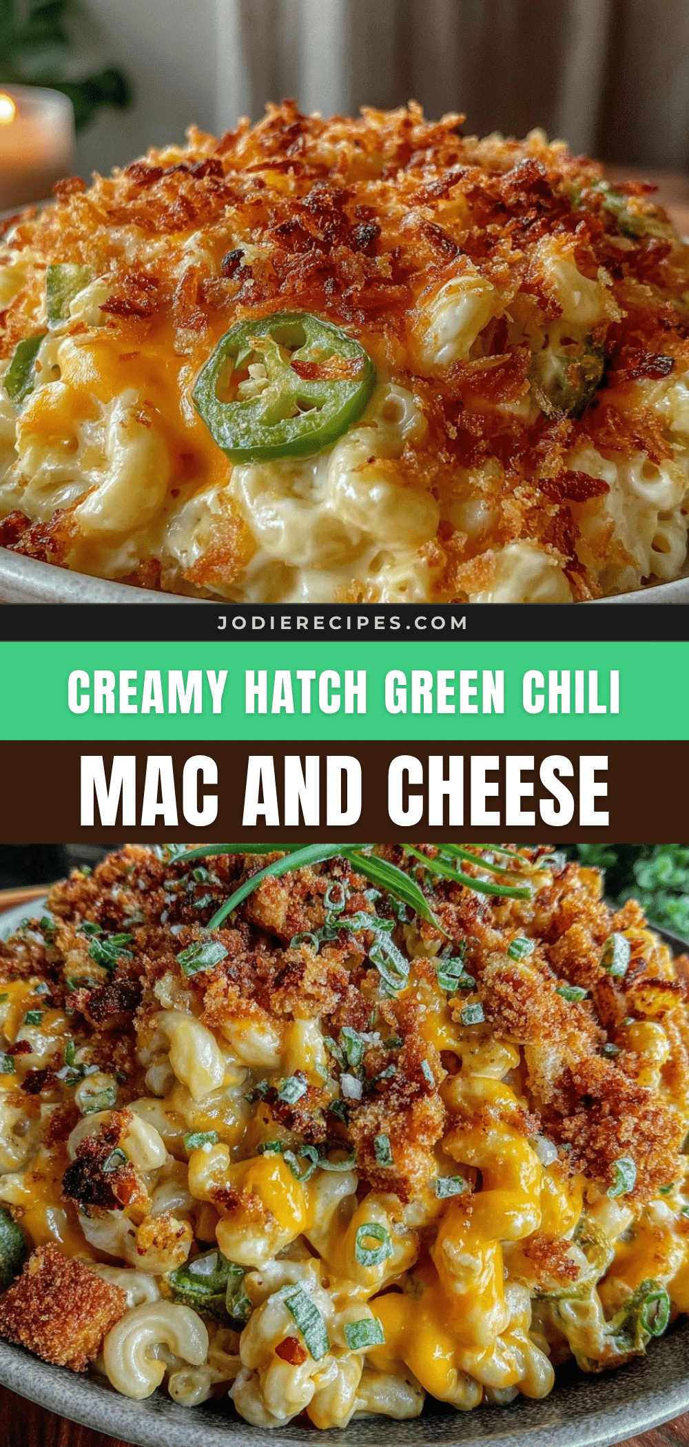 Hatch Green Chili Mac and Cheese recipe