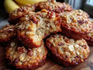 Healthy Banana Oatmeal Breakfast Cookies - featured image