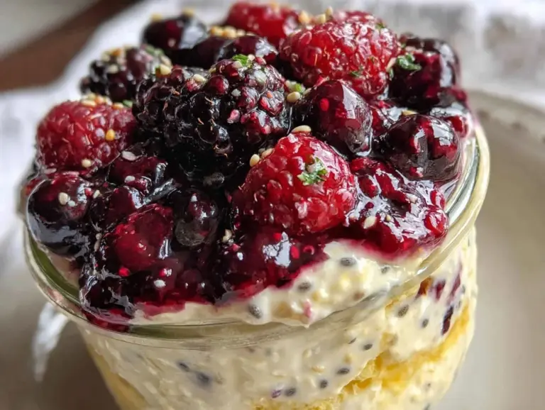 healthy overnight protein oats - featured image