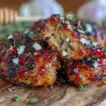 honey garlic glazed chicken thighs - featured image