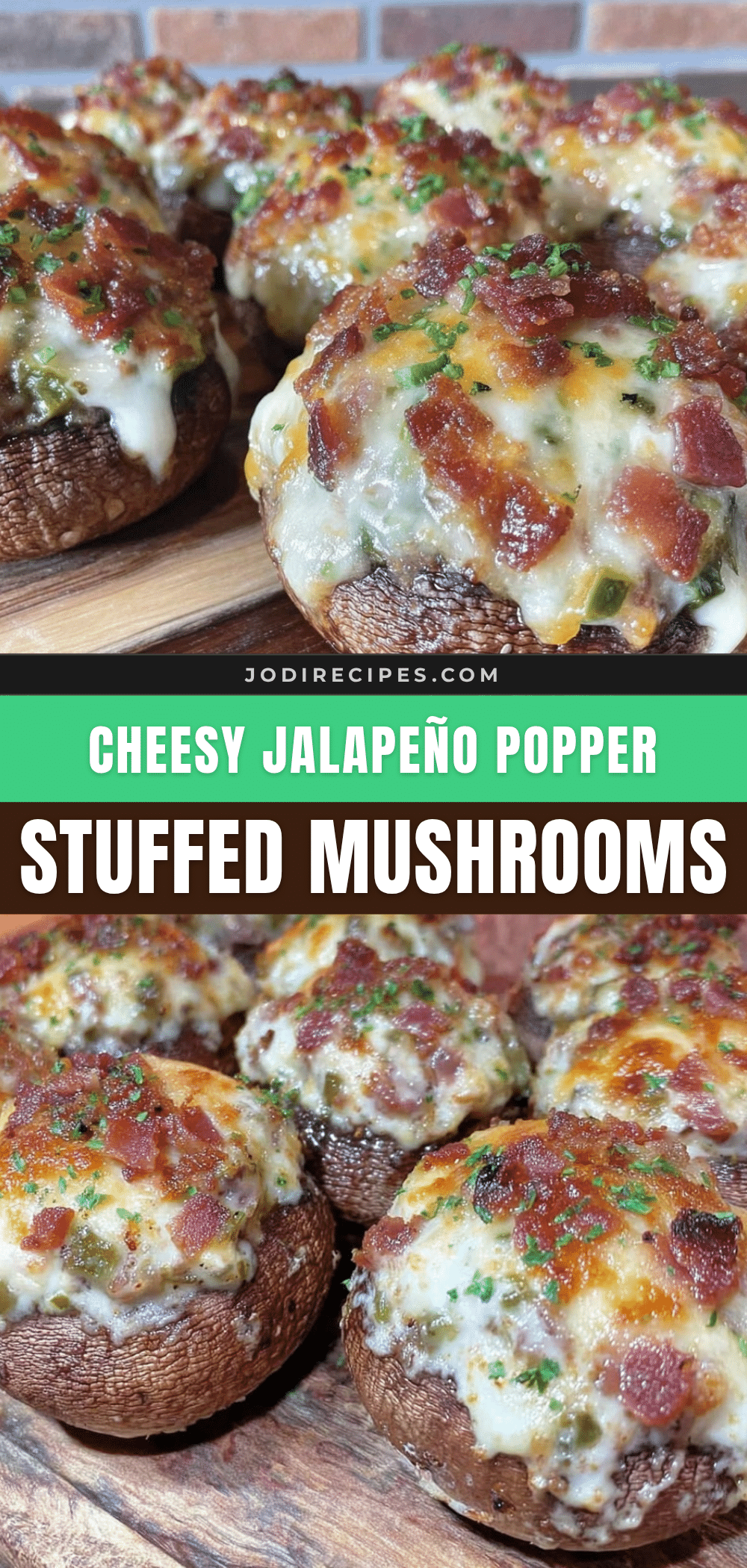 jalapeño popper stuffed mushrooms recipe