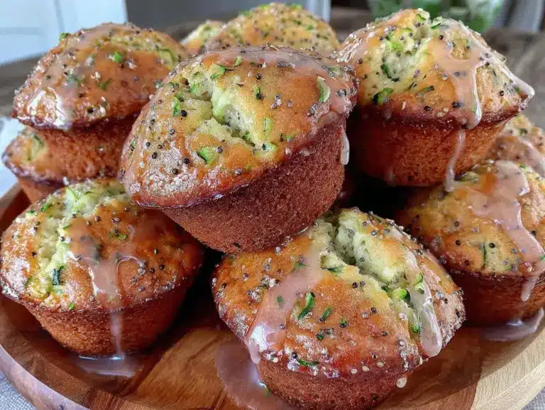 lemon zucchini muffins - featured image