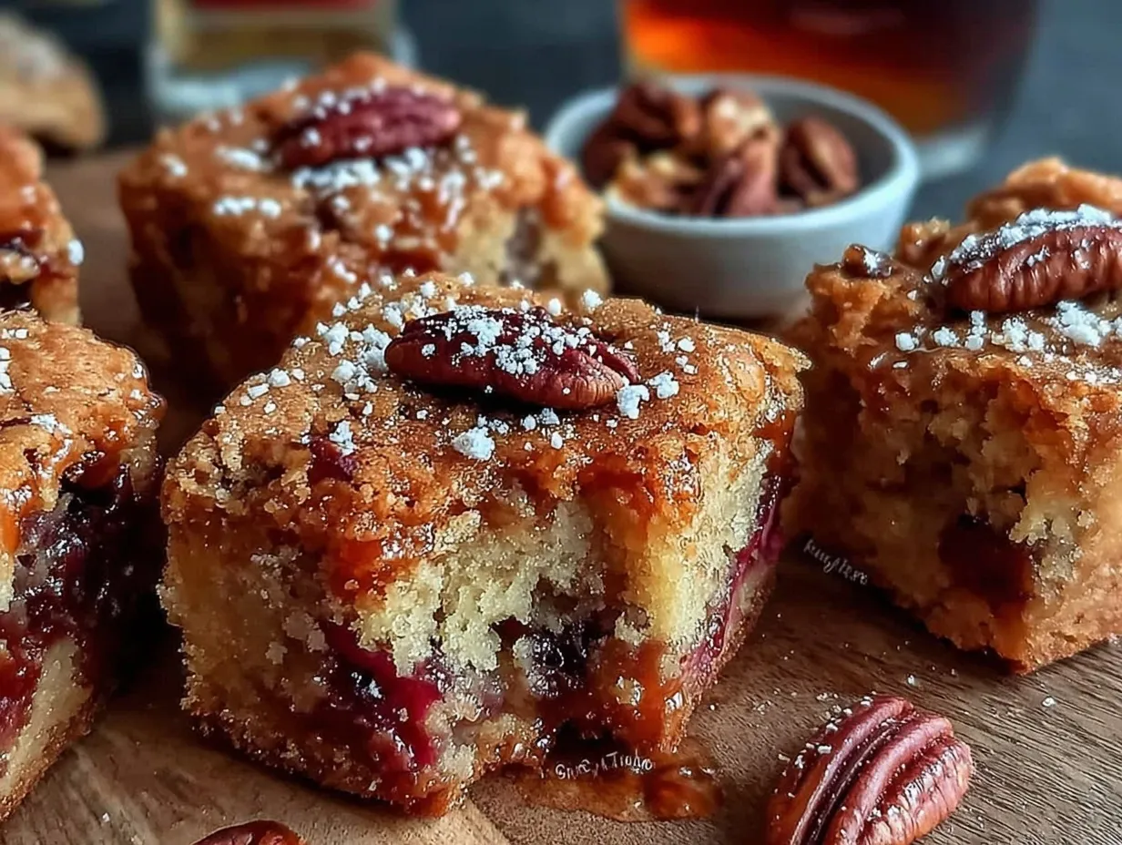 maple pecan blondies preparation steps