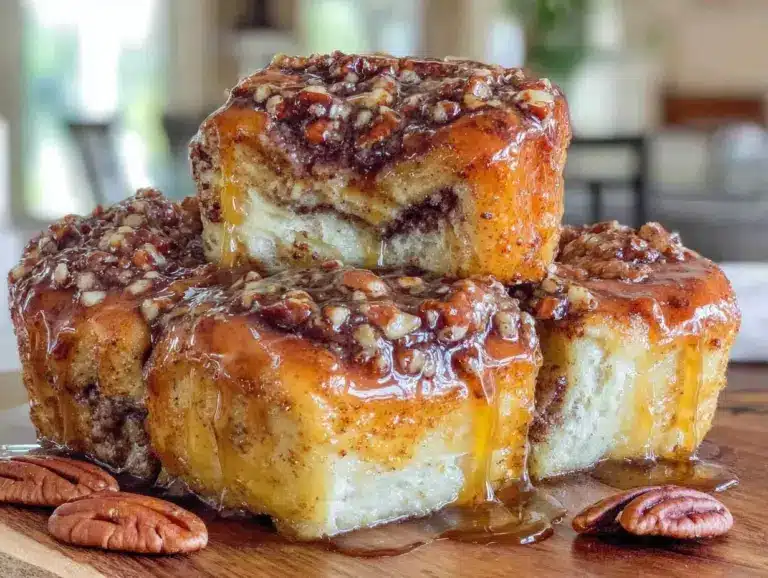 maple pecan sticky buns - featured image