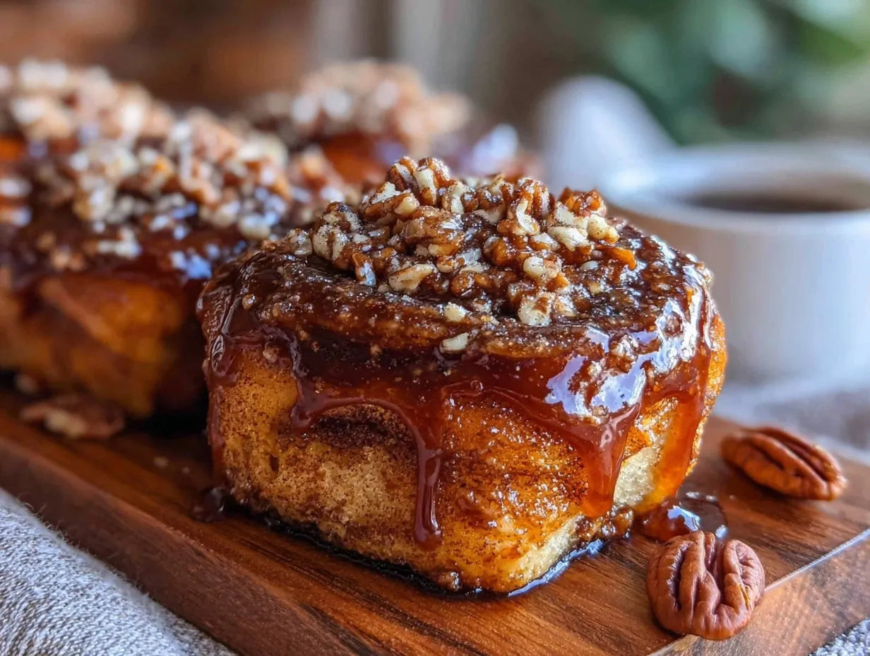 maple pecan sticky buns preparation steps