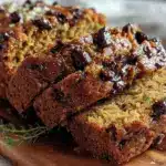moist chocolate chip zucchini bread - featured image