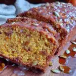 moist sourdough discard pumpkin bread - featured image