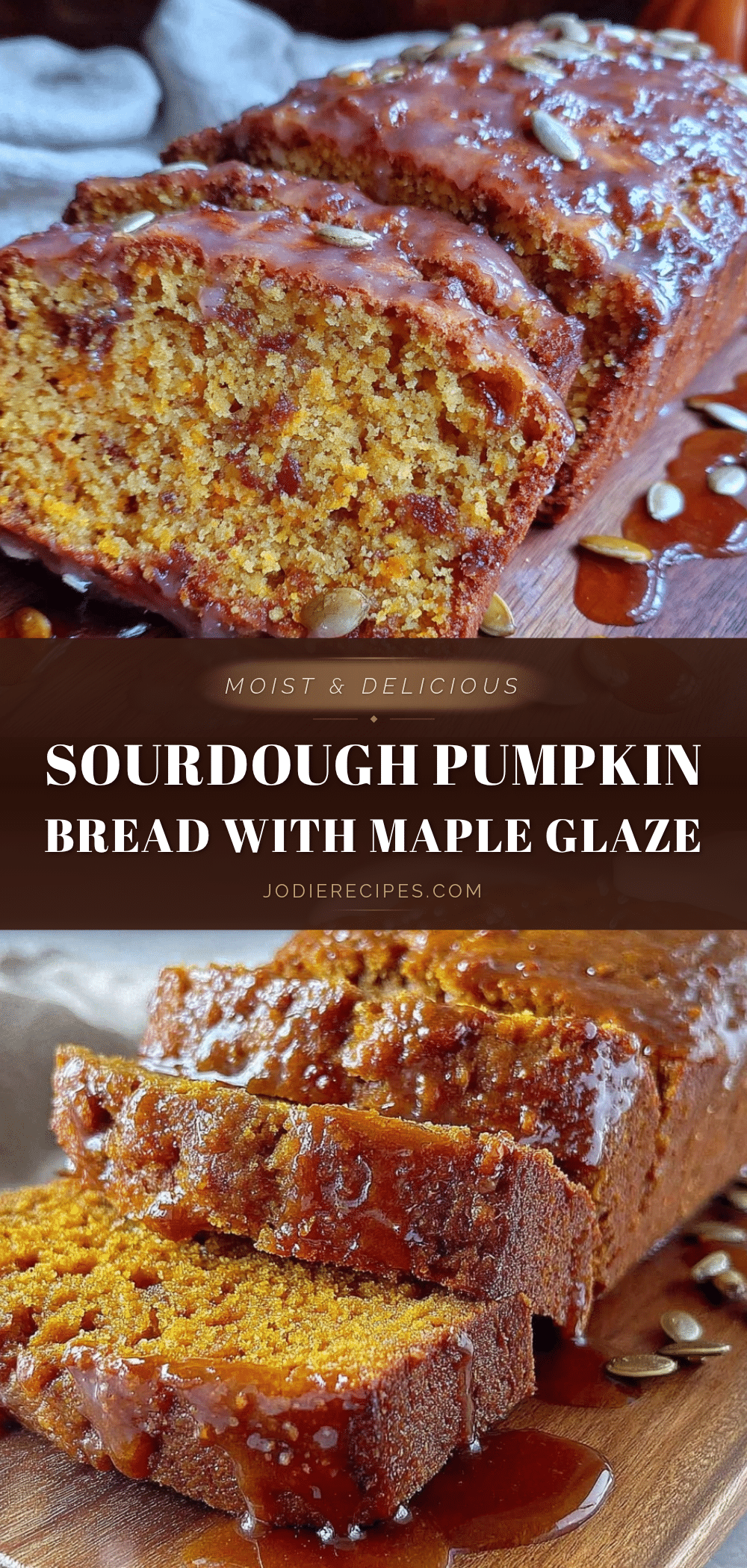 moist sourdough discard pumpkin bread recipe