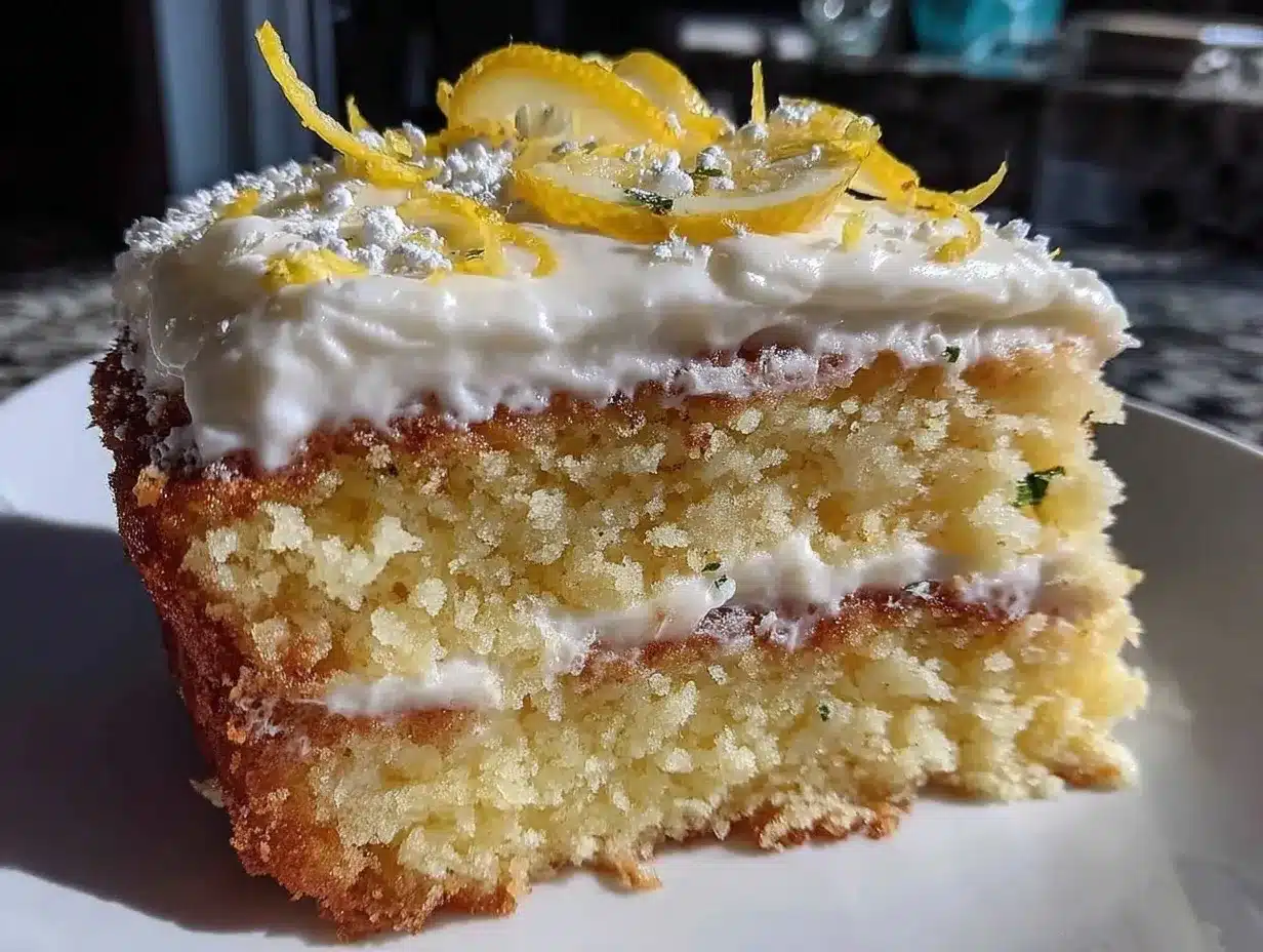 moist sunshine lemon cake preparation steps