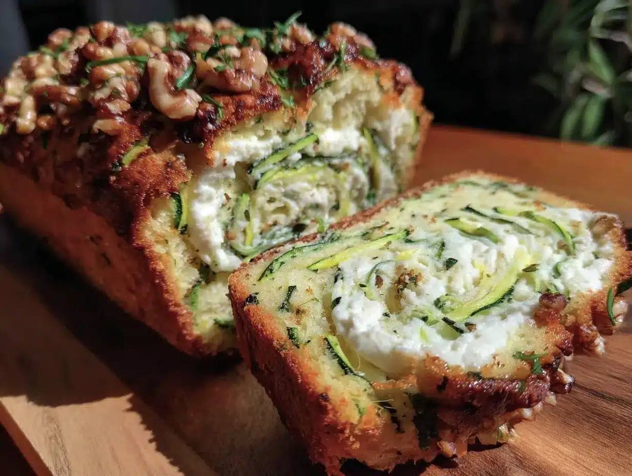 moist zucchini cream cheese swirl bread preparation steps