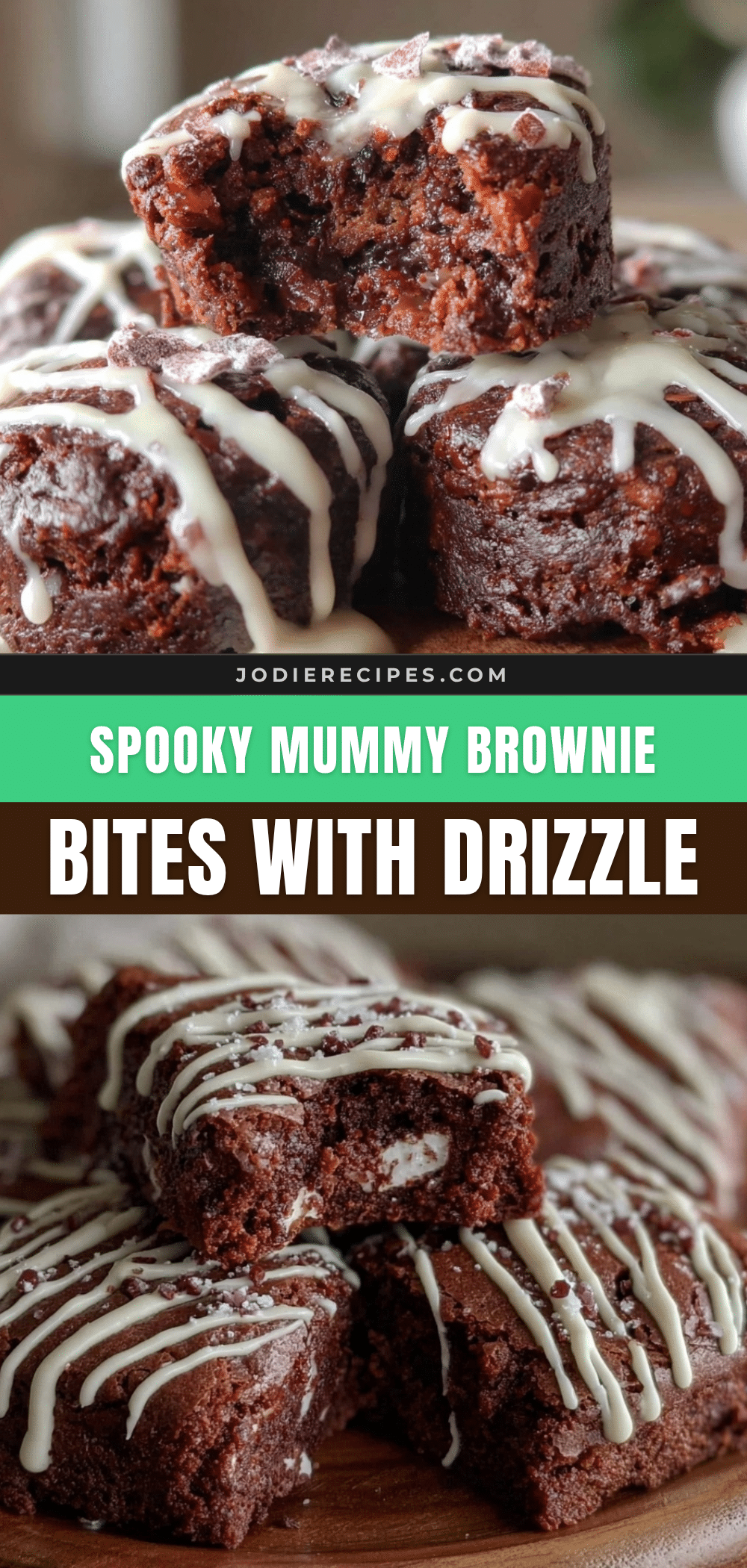 mummy brownie bites recipe