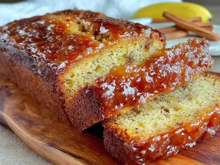 one-bowl moist banana bread - featured image