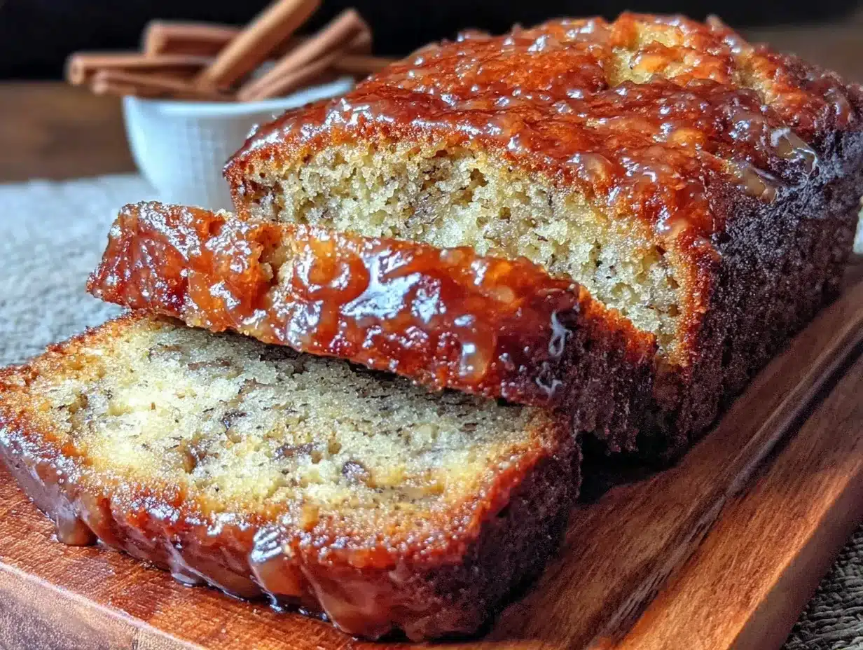 one-bowl moist banana bread preparation steps