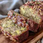 one-bowl zucchini banana bread - featured image