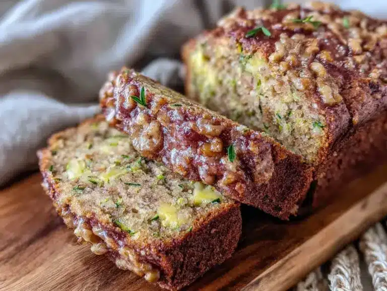 one-bowl zucchini banana bread - featured image