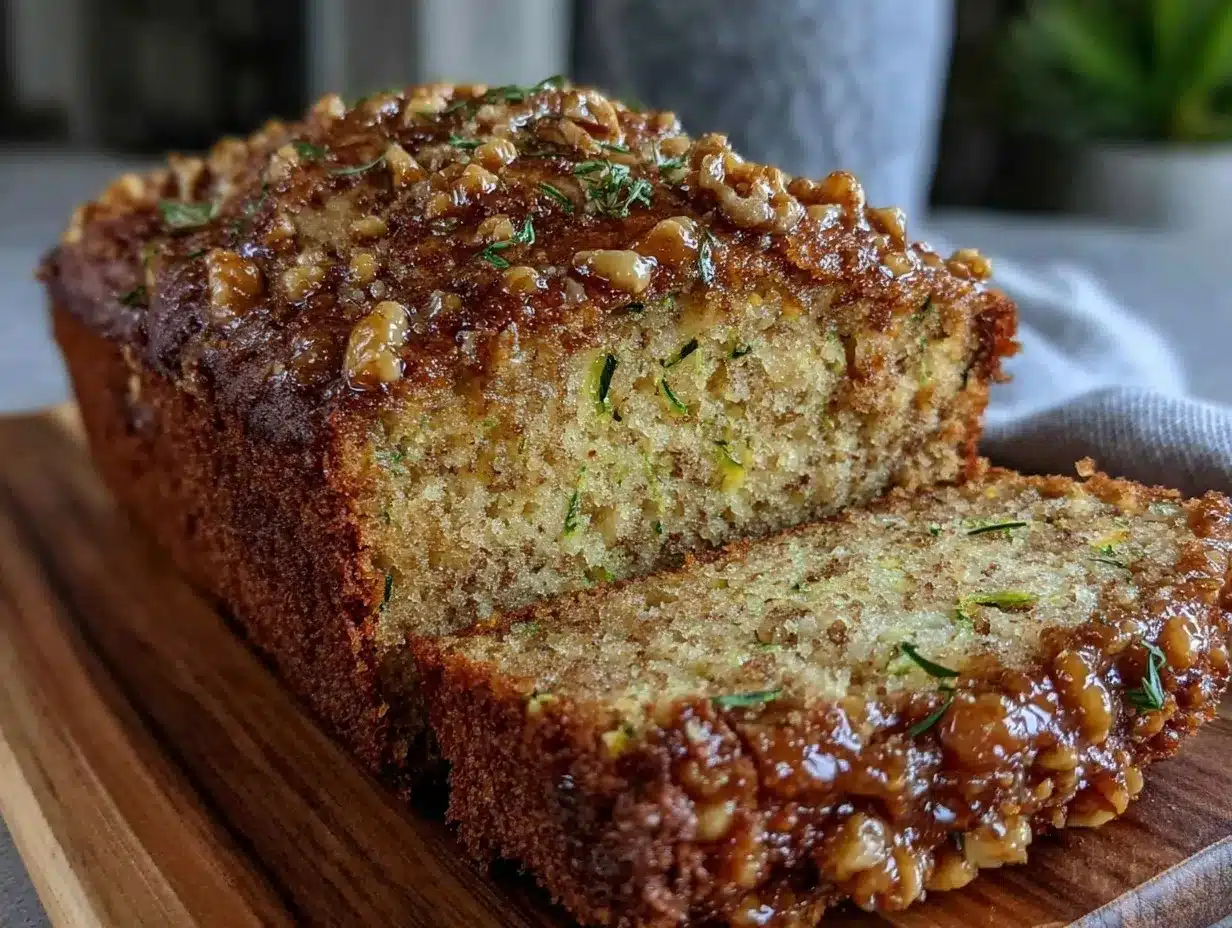 one-bowl zucchini banana bread preparation steps