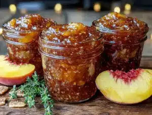 peach bourbon jam - featured image