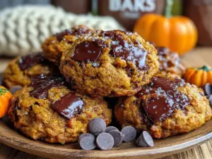pumpkin chocolate chip cookies - featured image