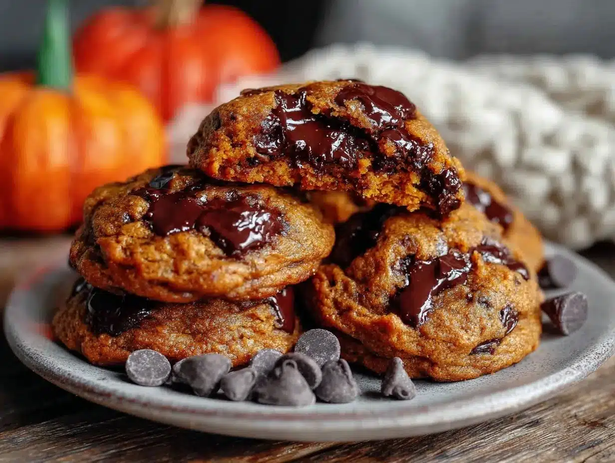 pumpkin chocolate chip cookies preparation steps