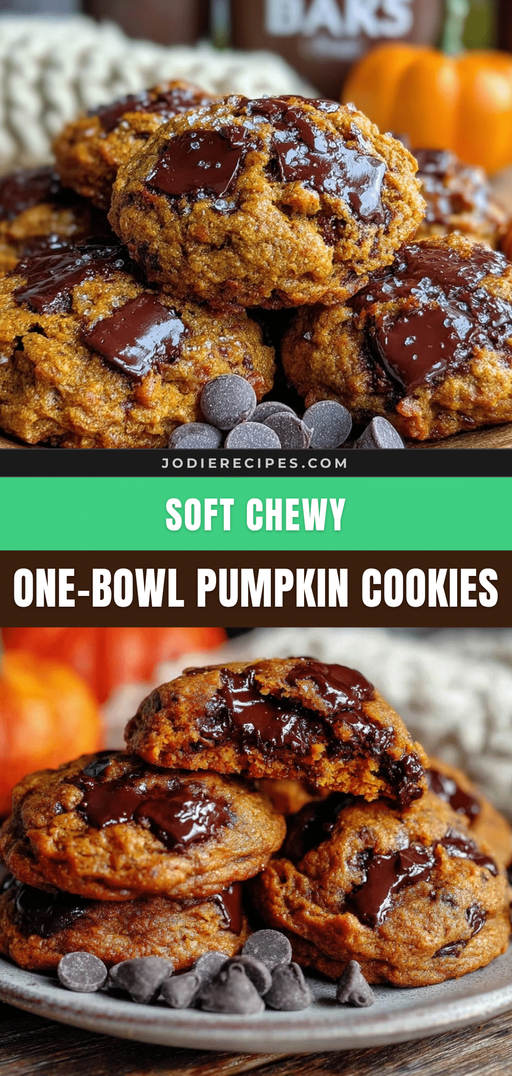 pumpkin chocolate chip cookies recipe