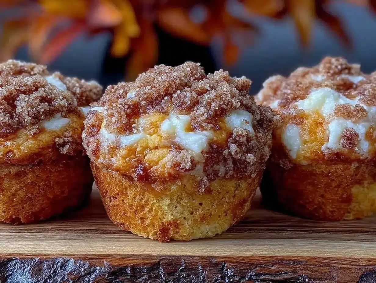 pumpkin cream cheese swirl muffins preparation steps