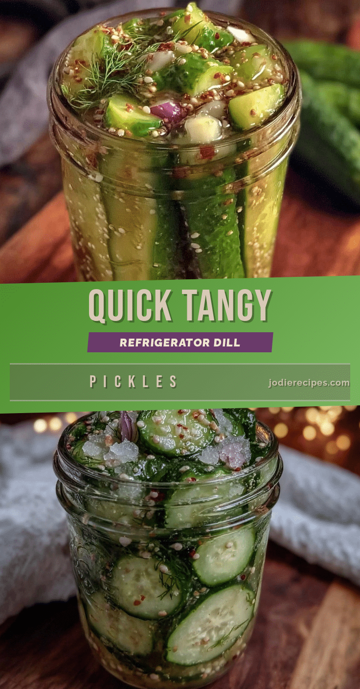 quick refrigerator dill pickles recipe