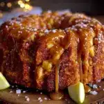 salted caramel apple bundt cake - featured image