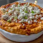 slow cooker buffalo chicken dip - featured image