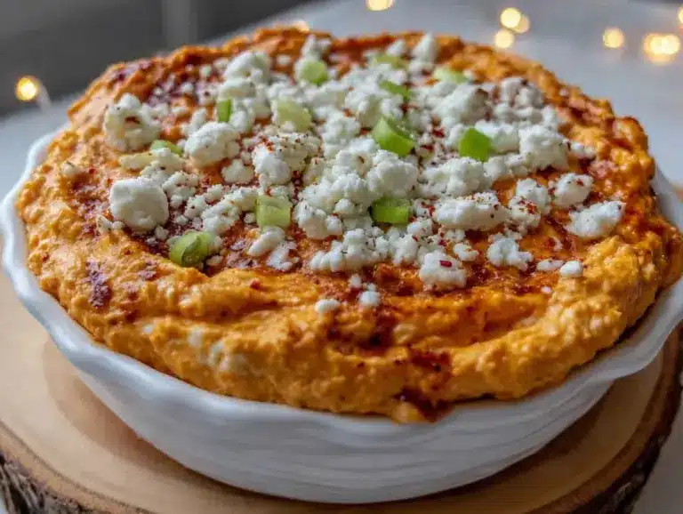 slow cooker buffalo chicken dip - featured image