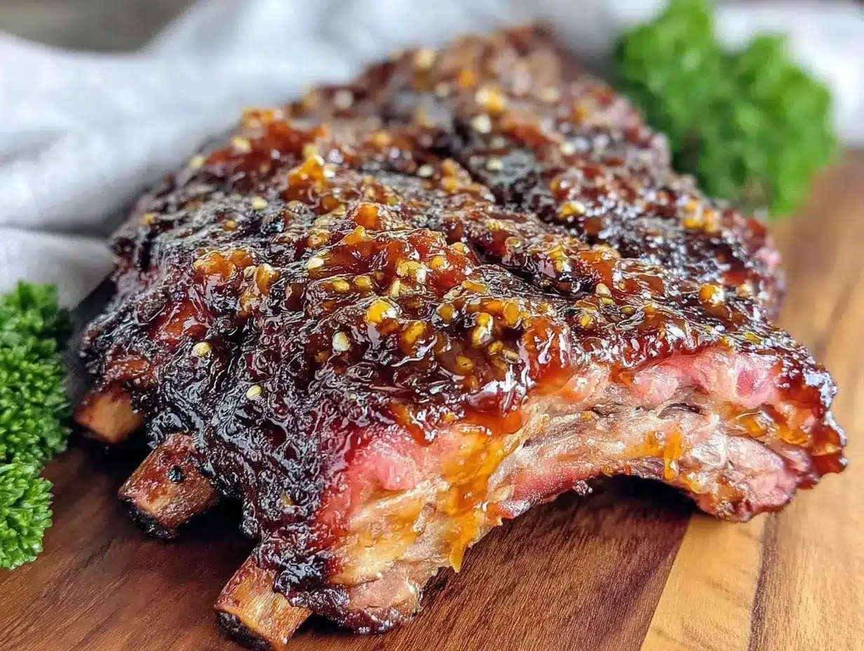 smoked brown sugar bourbon baby back ribs preparation steps
