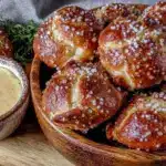soft pretzel bites recipe - featured image