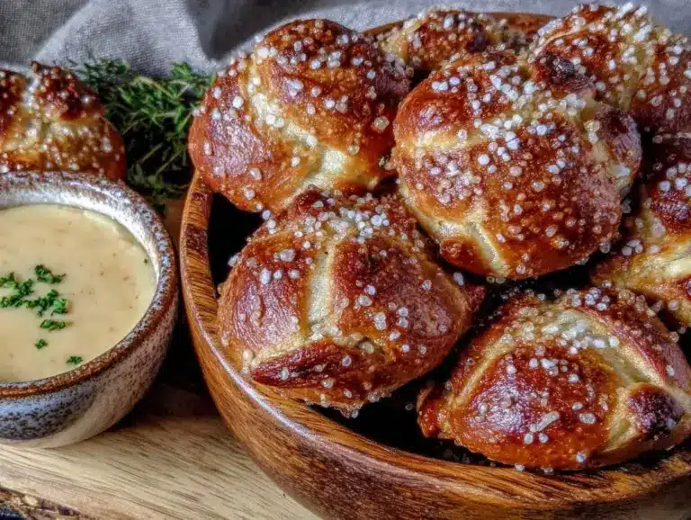 soft pretzel bites recipe - featured image