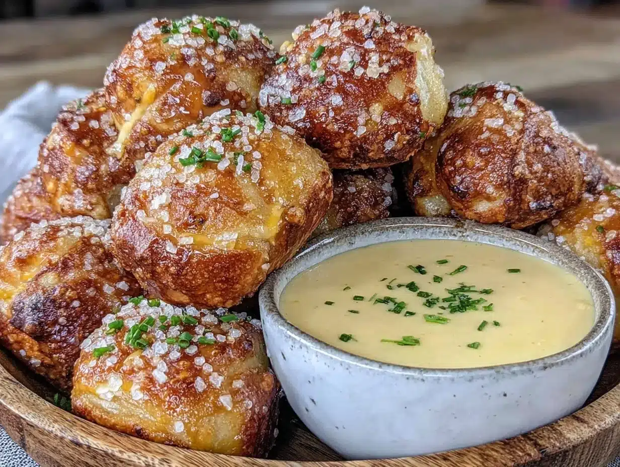 soft pretzel bites recipe preparation steps