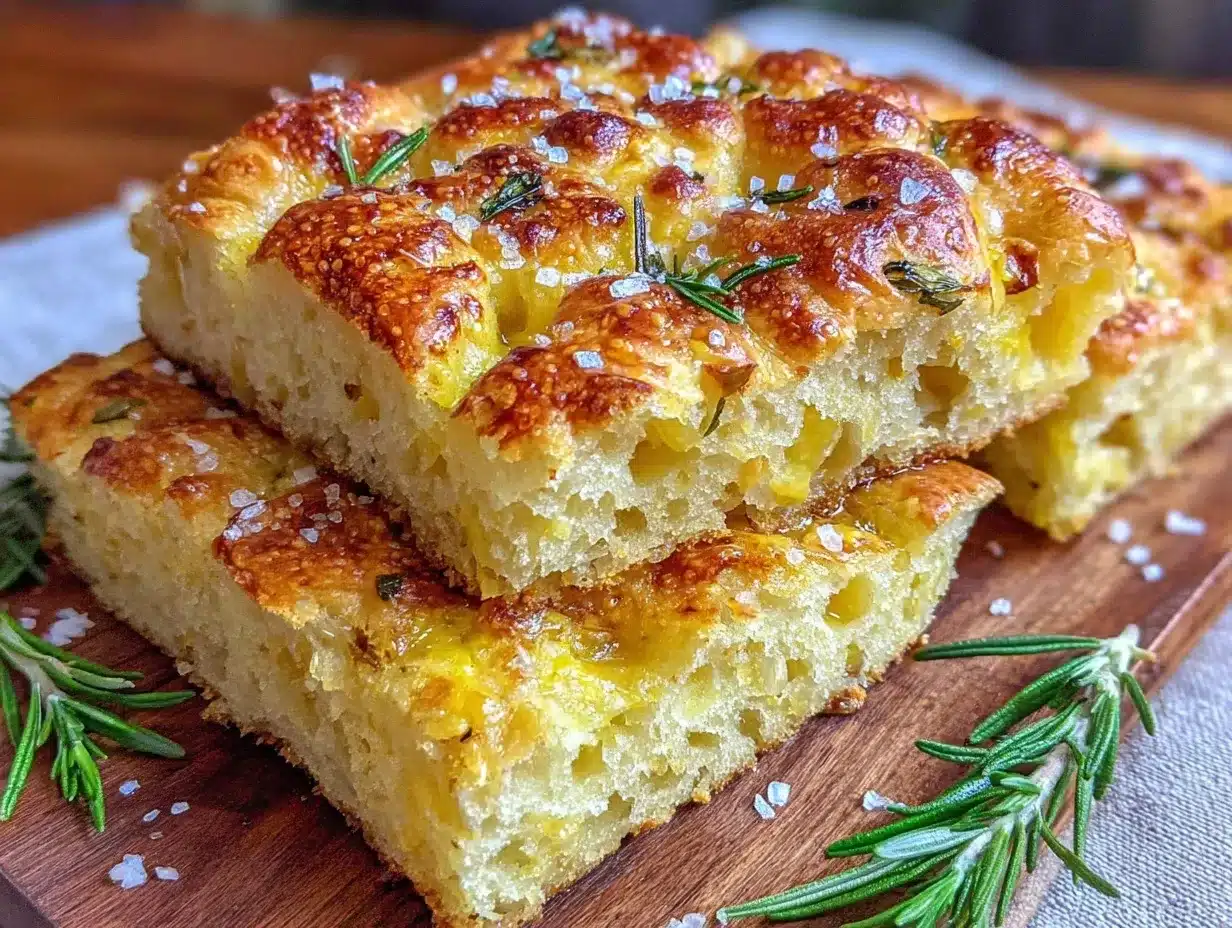 sourdough focaccia recipe preparation steps