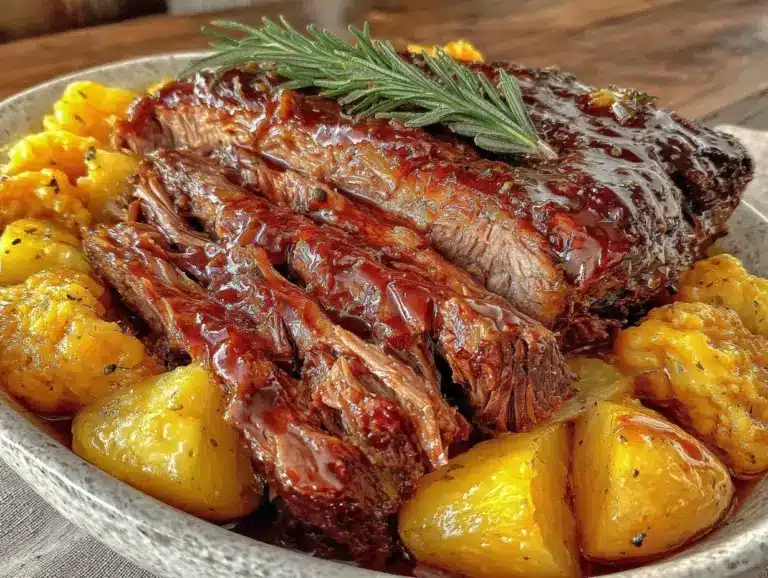 tender crockpot pot roast - featured image