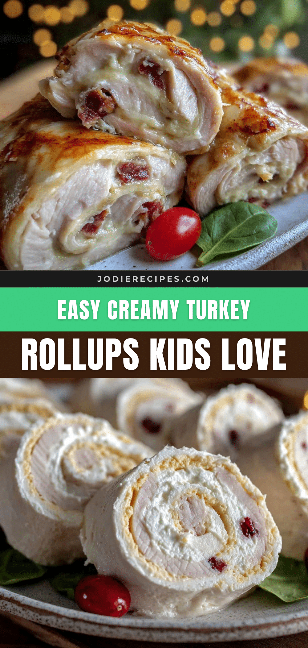 turkey and cream cheese rollups recipe