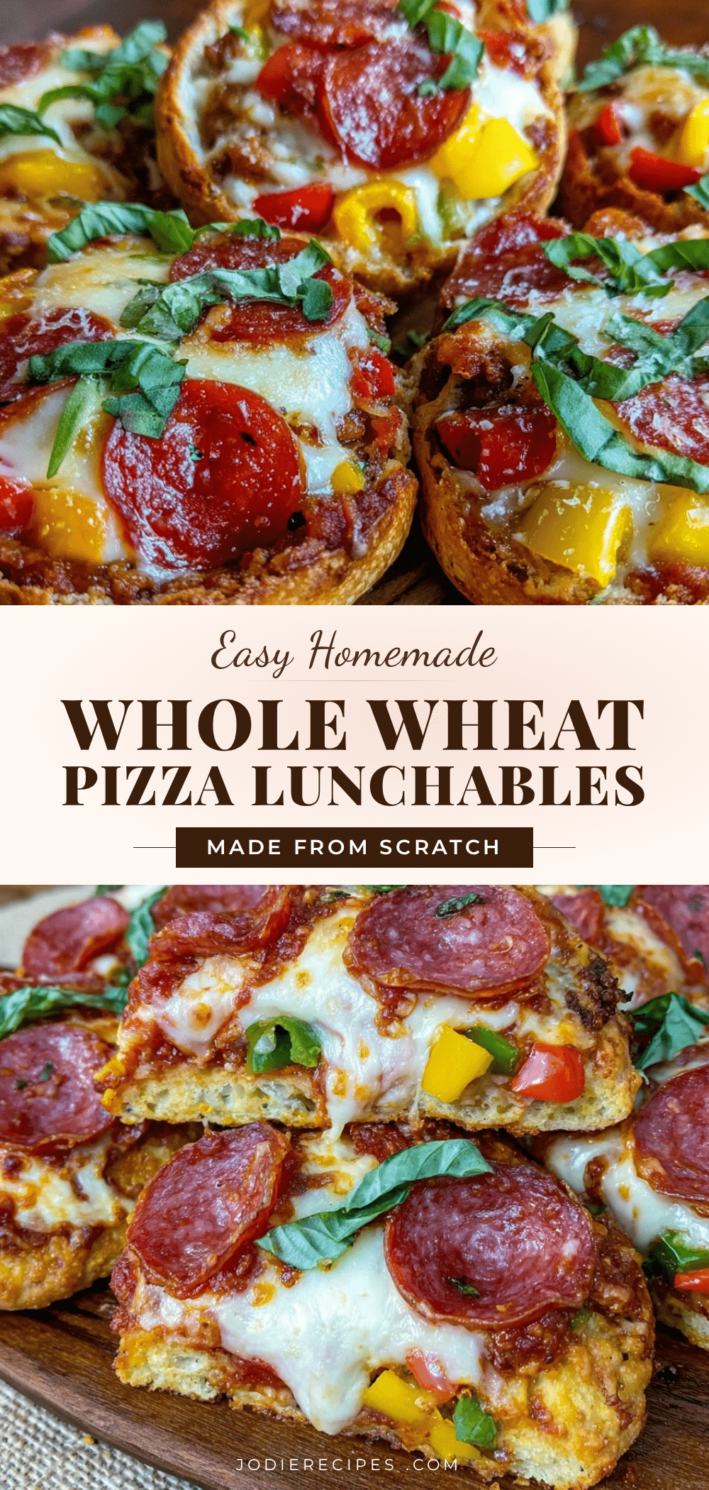 whole wheat pizza lunchables recipe